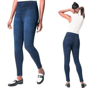 SPANX Jean-ish Ankle Leggings Size Large